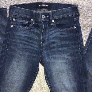Express stretch jean leggings
